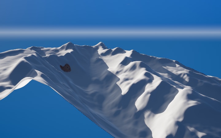 Blackcomb Glacier terrain rendered by First Tracks